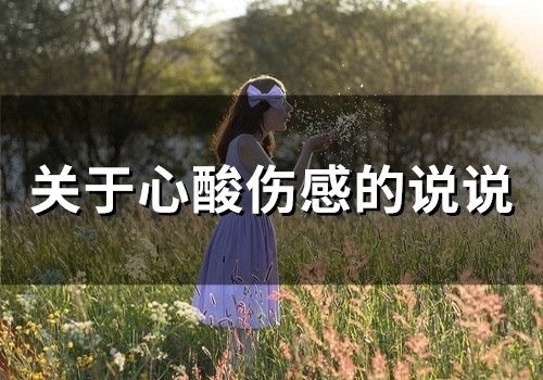 关于心酸伤感的说说(79句)
