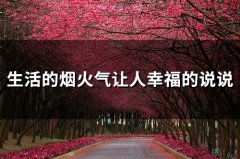 生活的烟火气让人幸福的说说(精选25句)