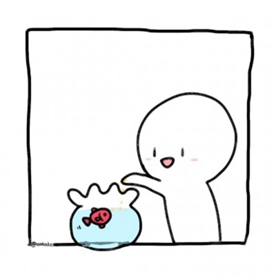 高清简笔画情侣头像小人图片(共24张)
