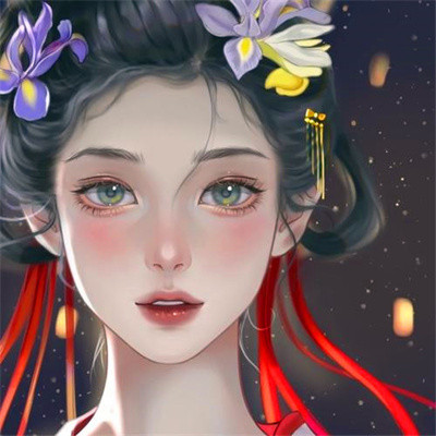 温柔漂亮动漫美女头像图片(34张)