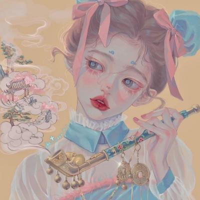 温柔漂亮动漫美女头像图片(34张)