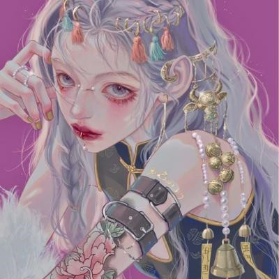 温柔漂亮动漫美女头像图片(34张)