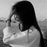 个性qq女生黑白头像(20张)
