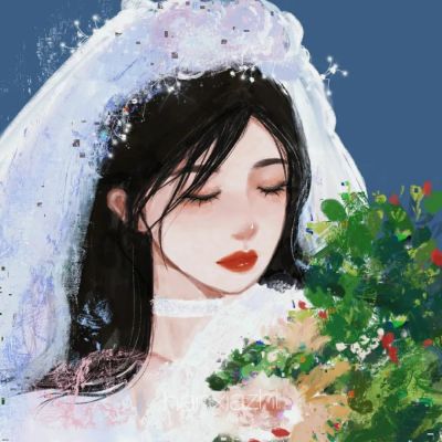 情侣头像甜蜜手绘一对两张高清图片(优选18张)