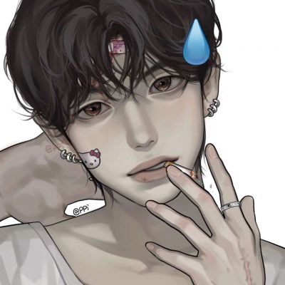 情侣头像甜蜜手绘一对两张高清图片(优选18张)