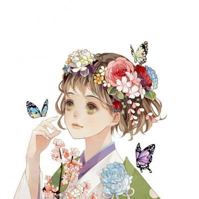 让人超级爱的手绘古风女头(44张)