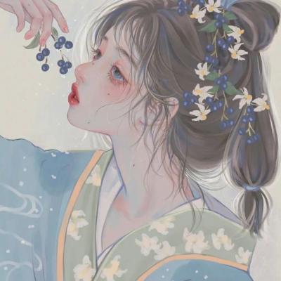 让人超级爱的手绘古风女头(44张)