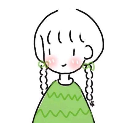 高清好看的可爱简单卡通动漫女孩头像(共45张)