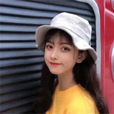 戴帽子可爱女生头像(24张)