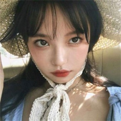 戴帽子可爱女生头像(24张)