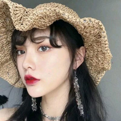 戴帽子可爱女生头像(24张)