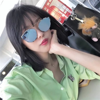 高清好看的绿色系原宿风女头图片(精选46张)