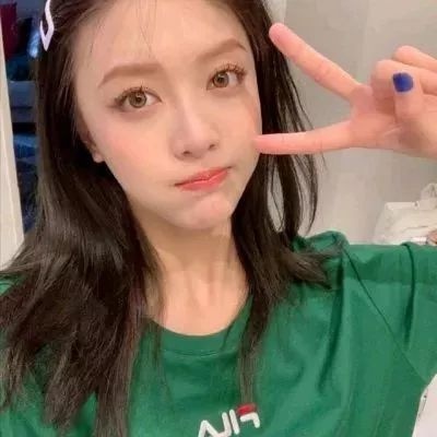 高清好看的绿色系原宿风女头图片(精选46张)