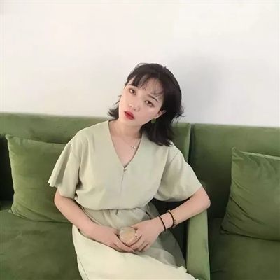 高清好看的绿色系原宿风女头图片(精选46张)