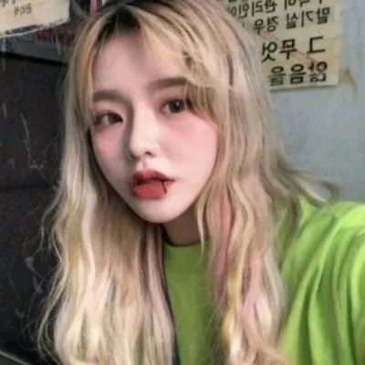 高清好看的绿色系原宿风女头图片(精选46张)