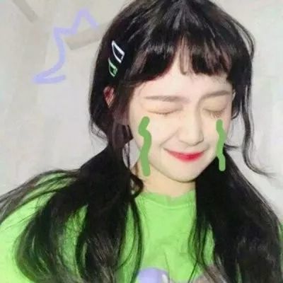 高清好看的绿色系原宿风女头图片(精选46张)