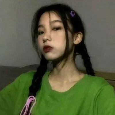高清好看的绿色系原宿风女头图片(精选46张)