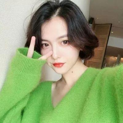 高清好看的绿色系原宿风女头图片(精选46张)