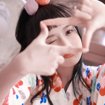 韩系十足甜甜的好看女生头像大全(19张)