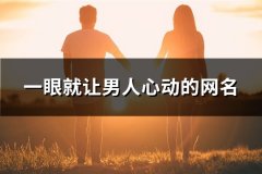 一眼就让男人心动的网名(共402个)