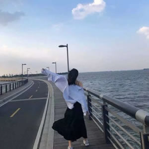 情侣头像夕阳侧脸一男一女(32张)