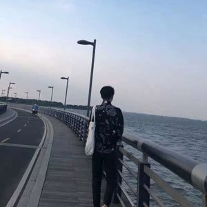 情侣头像夕阳侧脸一男一女(32张)