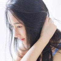 文字女单肩披发女头像(精选33张)