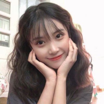 文字女单肩披发女头像(精选33张)