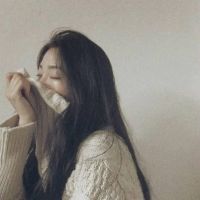 文字女单肩披发女头像(精选33张)