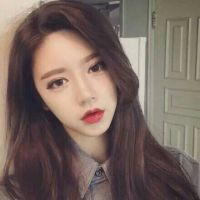 文字女单肩披发女头像(精选33张)