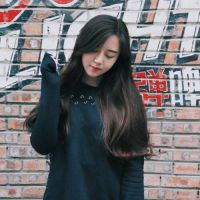 文字女单肩披发女头像(精选33张)
