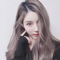 文字女单肩披发女头像(精选33张)