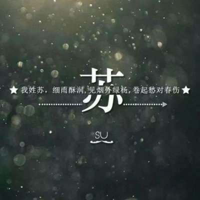 头像带自己的姓(精选16张)