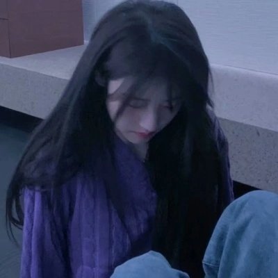 清新蓝色森系女生头像(22张)