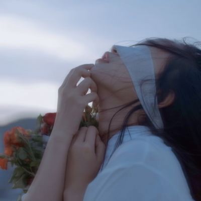 清新蓝色森系女生头像(22张)