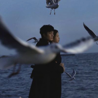 日落海边情侣头像(优选16张)