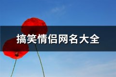 搞笑情侣网名大全(优选194个)