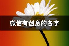 微信有创意的名字(381个)