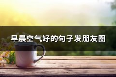 早晨空气好的句子发朋友圈(精选79句)