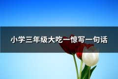 小学三年级大吃一惊写一句话(通用54句)