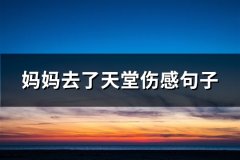妈妈去了天堂伤感句子(必备84句)