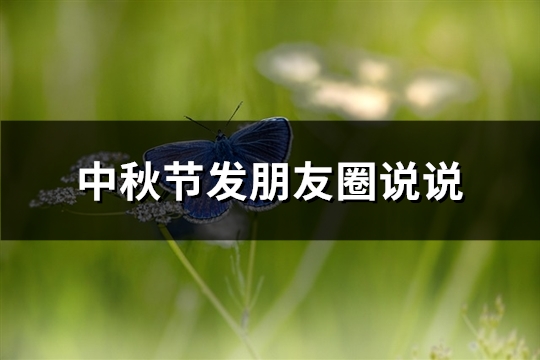 中秋节发朋友圈说说(共91句) 中秋节发朋友圈说说(共91句)