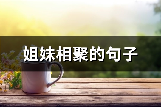 姐妹相聚的句子(推荐76句)