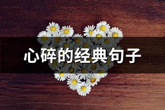 心碎的经典句子(共83句)