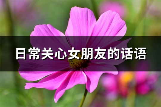 日常关心女朋友的话语(114句) 日常关心女朋友的话语(114句)