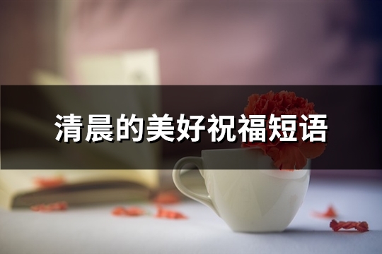 清晨的美好祝福短语(98句)