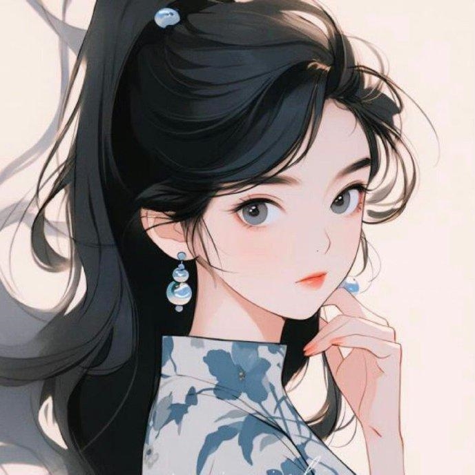 最新款女生萌萌哒小清新头像动漫(共14张)