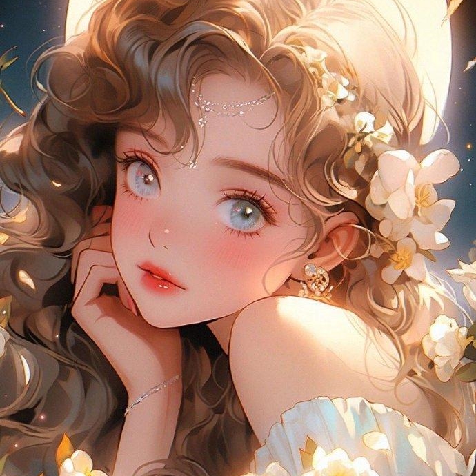 最新款女生萌萌哒小清新头像动漫(共14张)