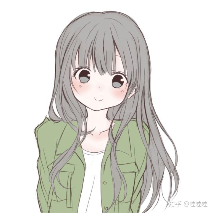 清纯漂亮可爱的小姐姐头像图片大全动漫(共14张)