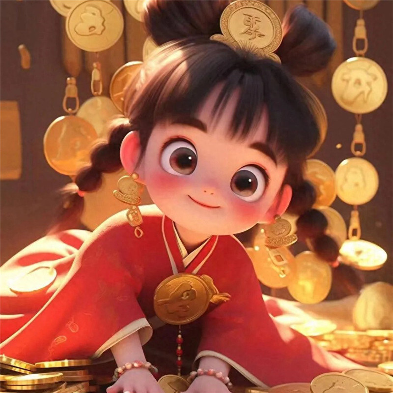 招财微信头像2024年最新版图片(优选12张)